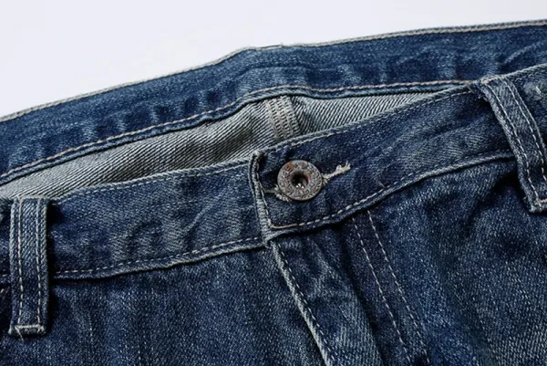 Yohji Yamamoto x Neighborhood Collection de Projets Communs Distressed Denim Jeans - 12