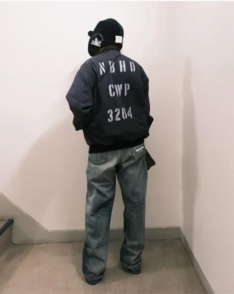 Yohji Yamamoto x Neighborhood Collection de Projets Communs Distressed Denim Jeans - 29