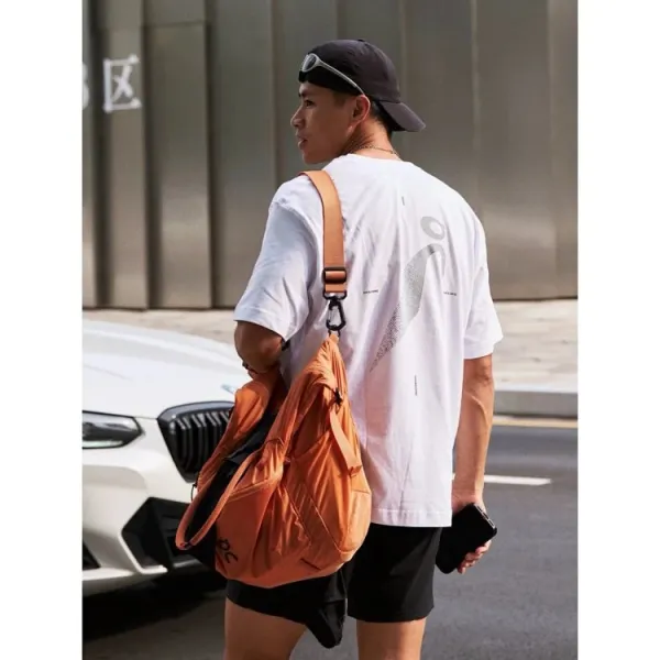 Design Abstract Graphic Oversized T-Shirt White - 5