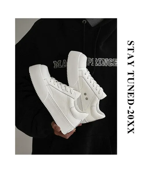 Design Chunky Platform Sneakers White - 14