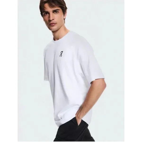 Design Abstract Graphic Oversized T-Shirt White - 12