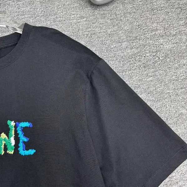 Loewe Pixelated Logo Black T-Shirt - 4