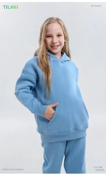 Design Oversized Hoodie and Sweatpants Set Sage Green Casual Set - 20