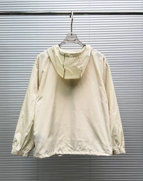 Miu Miu Nylon Drawstring Shorts Beige with Brown Trim Shorts - 8