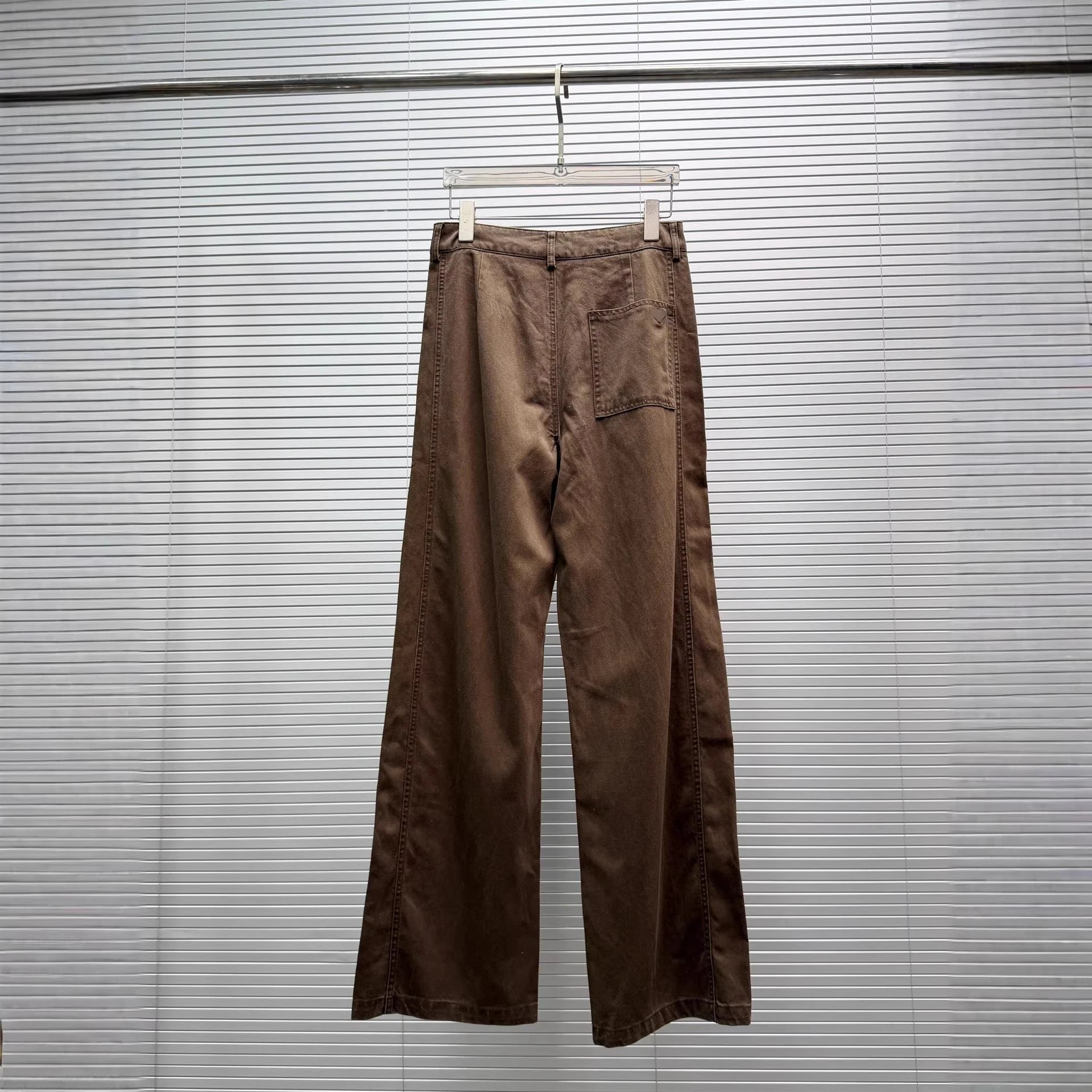 Design Wide-Leg Cargo Pants Brown - 3