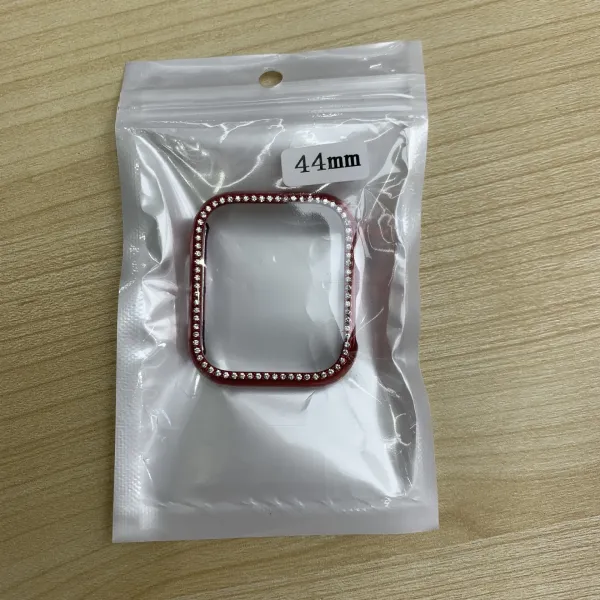 Apple Watch Crystal-Embellished Half-Case with Strap Band Smartwatches - 21