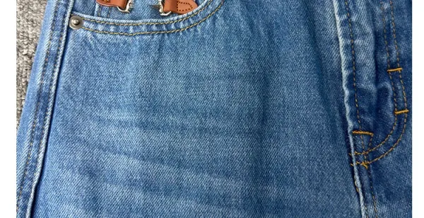 Design Wide-Leg Flared Jeans Blue - 12