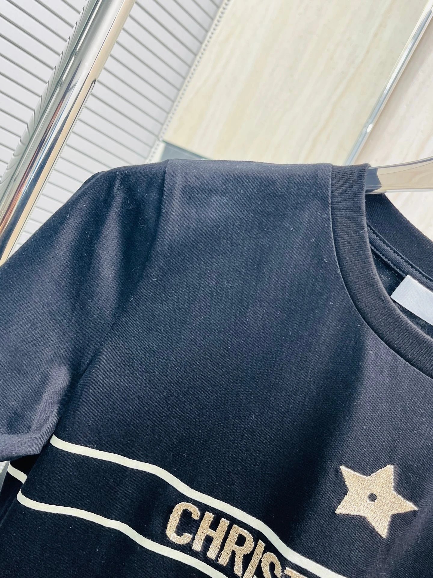 Dior Christia DIO Star Logo White T-Shirt - 9