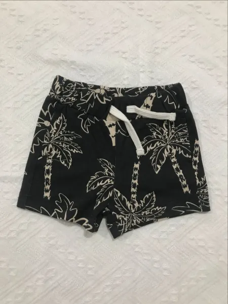Palm Angels Palm Tree Hoodie and Tropical Print Shorts Set - 10