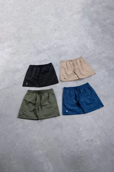 Polo Ralph Lauren Classic Swim Trunks Navy, Black, and Khaki Shorts - 3