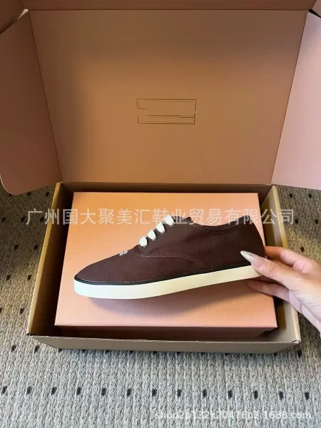 Aimé Leon Dore Canvas Sneakers Beige Canvas Shoes - 8