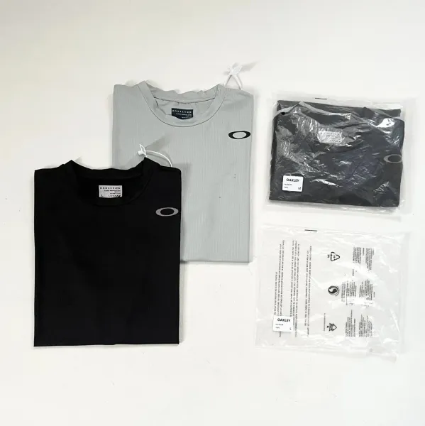 Oakley Performance T-Shirt Black and Gray - 11