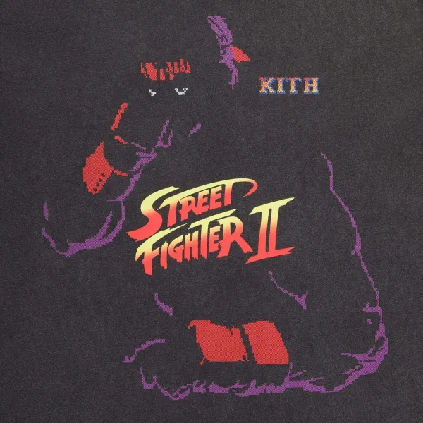 Kith x Capcom Street Fighter II Champion Edition Ryu Black T-Shirt - 17