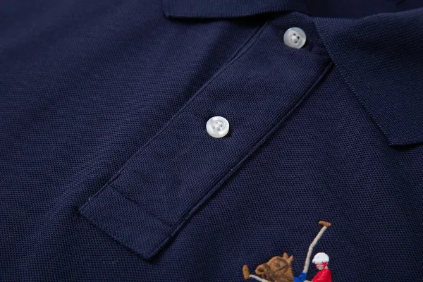Ralph Lauren Polo Shirt Black Embroidered Polo - 38