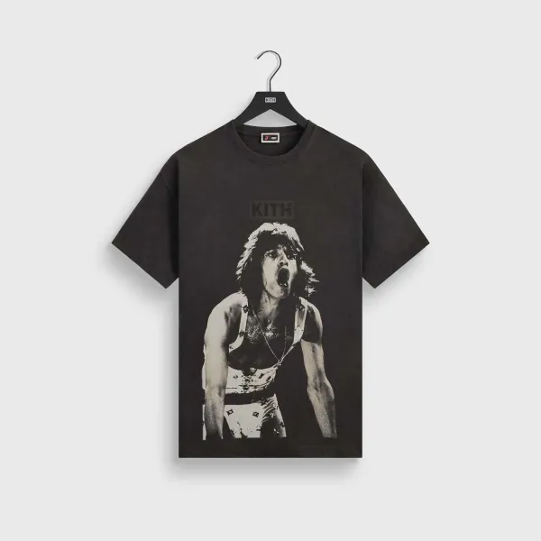 Kith x The Rolling Stones Keith Richards Graphic T-Shirt Black - 15