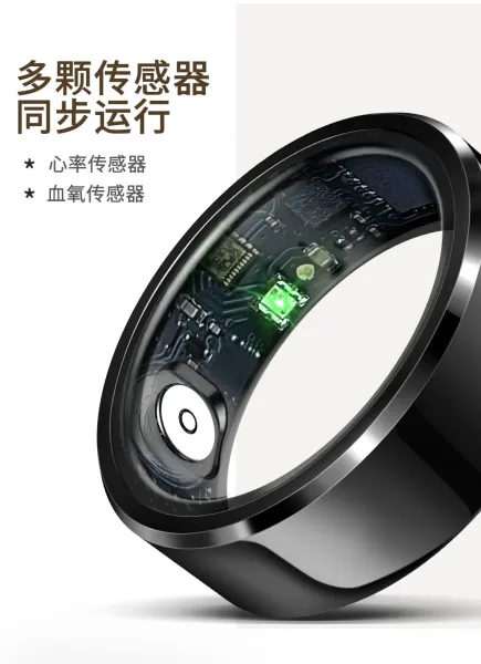 Apple Watch Ring Silver Smart Ring Electronics - 9