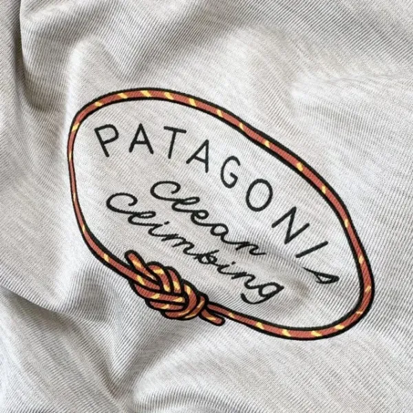 Patagonia Graphic Tee Beige with Tree Print T-Shirt - 16
