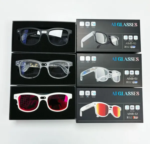 Design Ai Glasses AIMB-G3 Smart Eyewear Transparent Optical Glasses with Interchangeable Lenses Eyewear - 8