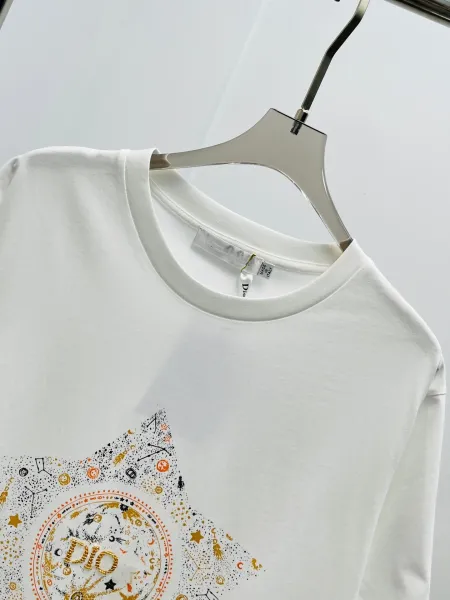 Dior Star Print Graphic T-Shirt White - 9