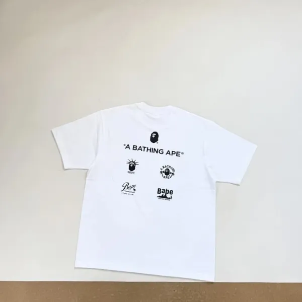 A Bathing Ape x Supreme Collaboration Graphic T-Shirt White - 12