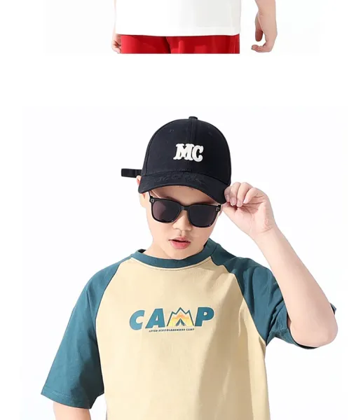 Design Camp Print Raglan T-Shirt Mint Green - 10