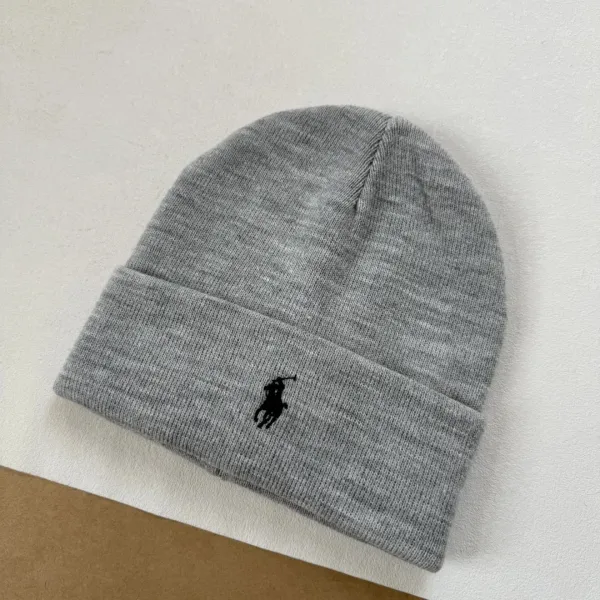 Polo Ralph Lauren Classic Beanie Black and Gray - 11