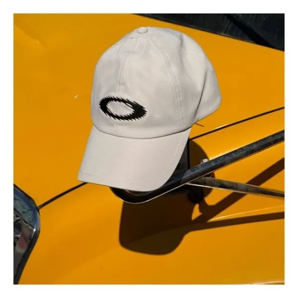 Oakley Distortion Logo Baseball Cap Black and White - 14