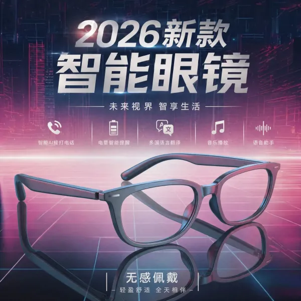 Design 2026 Smart Glasses Gray Optical Glasses Eyewear - 1