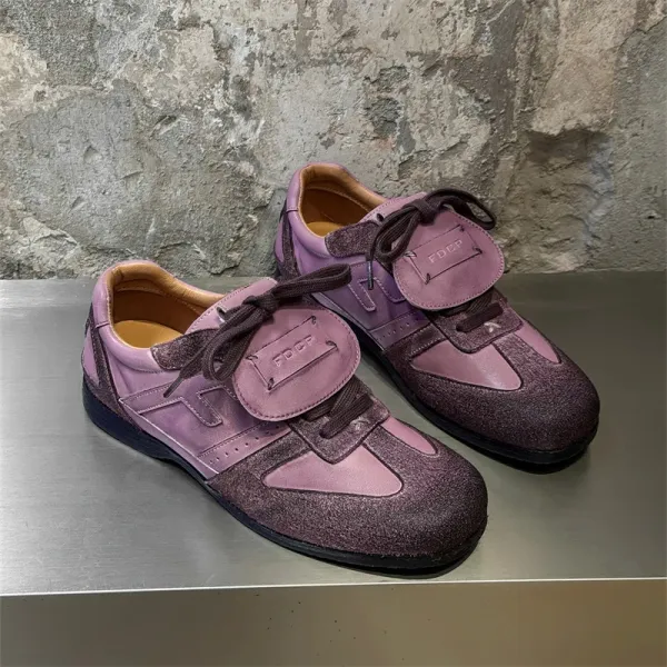 Design FOCP Purple Glitter Panel Sneakers - 1