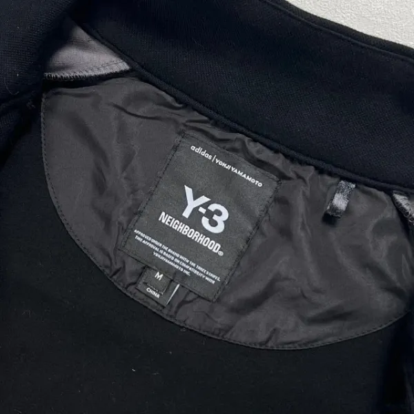 Adidas Y-3 x Neighborhood Track Jacket and Pants Black Gray Set Tracksuit - 34