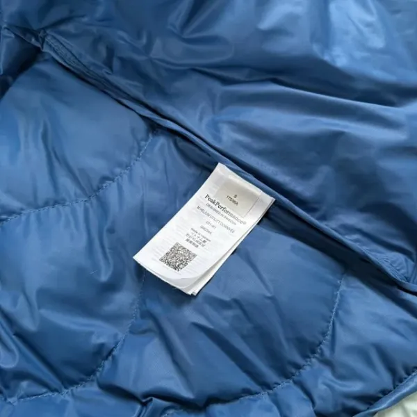 Arc'teryx Helium Down Collection Vest Light Blue with Lime Pocket Outerwear.vest - 27