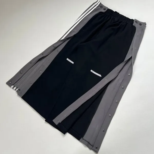 Adidas Y-3 x Neighborhood Track Jacket and Pants Black Gray Set Tracksuit - 39