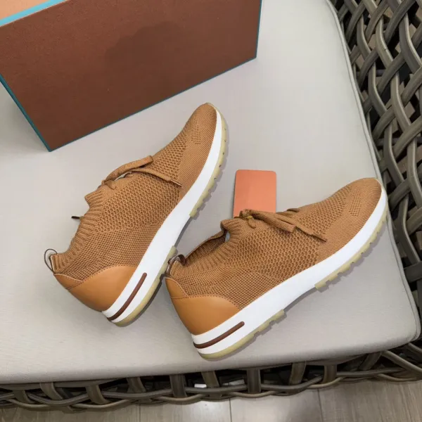Hogan Interactive Knit Sneakers Tan Beige Sneakers - 6
