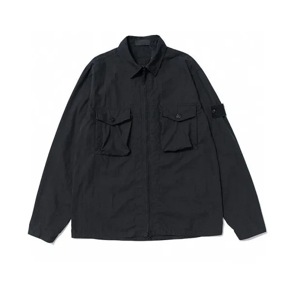 Stone Island Shadow Project G80 Shirt-Jacket Beige and Black Outerwear - 7