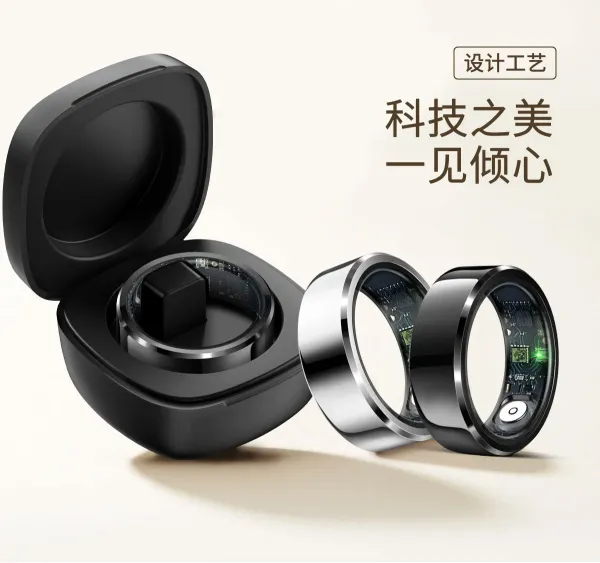 Apple Watch Ring Silver Smart Ring Electronics - 7
