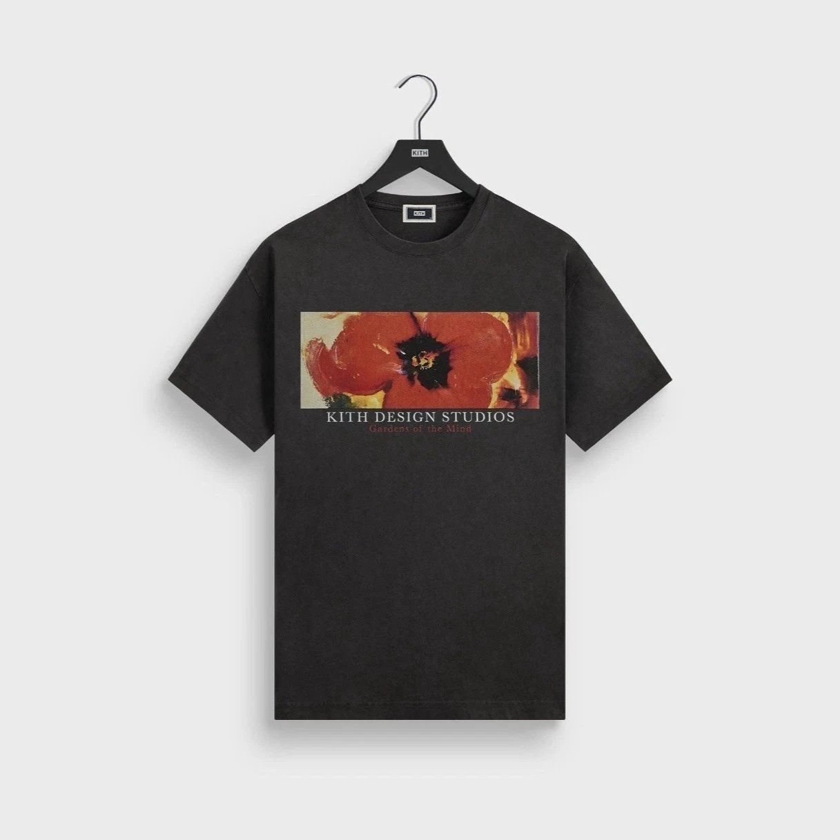 Kith Graphic Print White Black Beige Casual T-Shirt