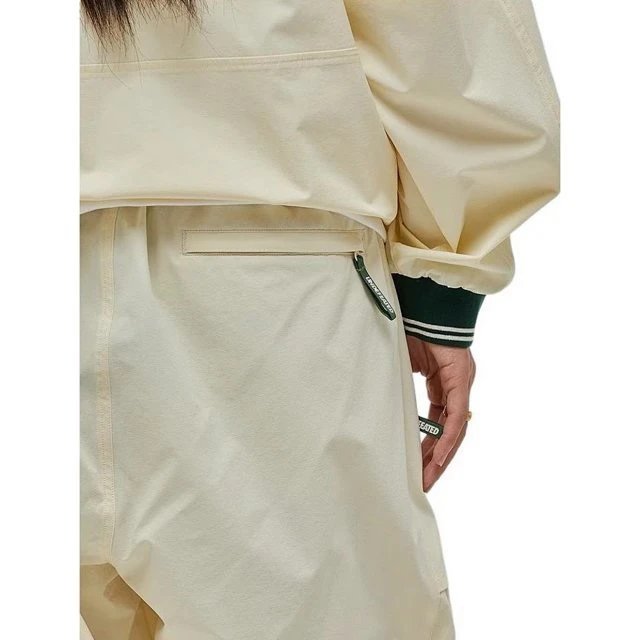 Cream Cargo Pants Beige Utility Style
