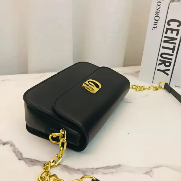 Dior Oblique Print Mini Chain Shoulder Bag Black - 11