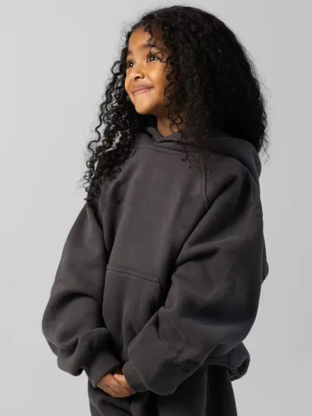 Design Oversized Hoodie and Jogger Set Black Casual Set - 15