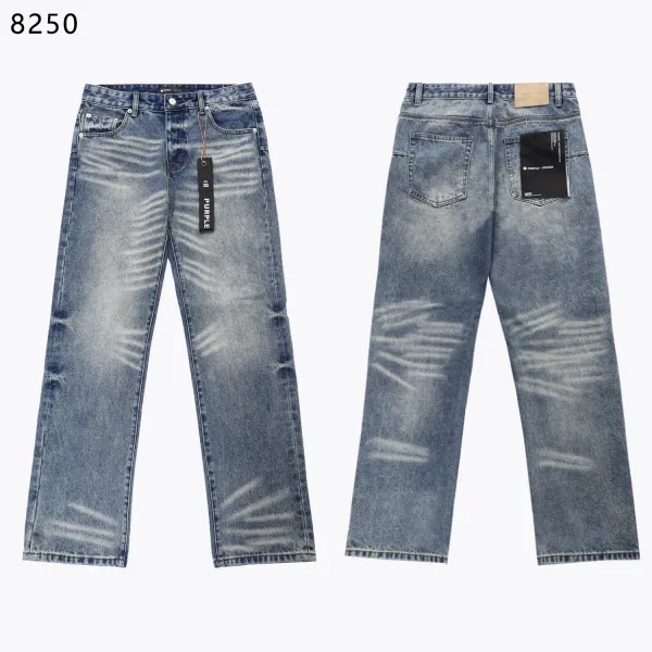 Godspeed Logo-Embroidered Cargo Jeans Light Wash - 13