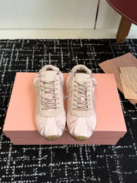 Maison Margiela Tabi Sneaker Pink Satin Sneakers - 14