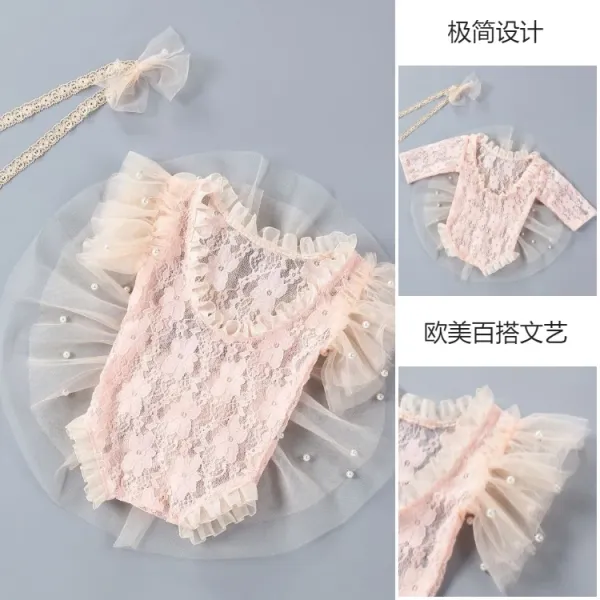 Design Lace Tutu Set White Dress - 8