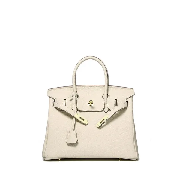 Hermès Birkin Bag Cream Togo Leather Gold Hardware Handbag - 1