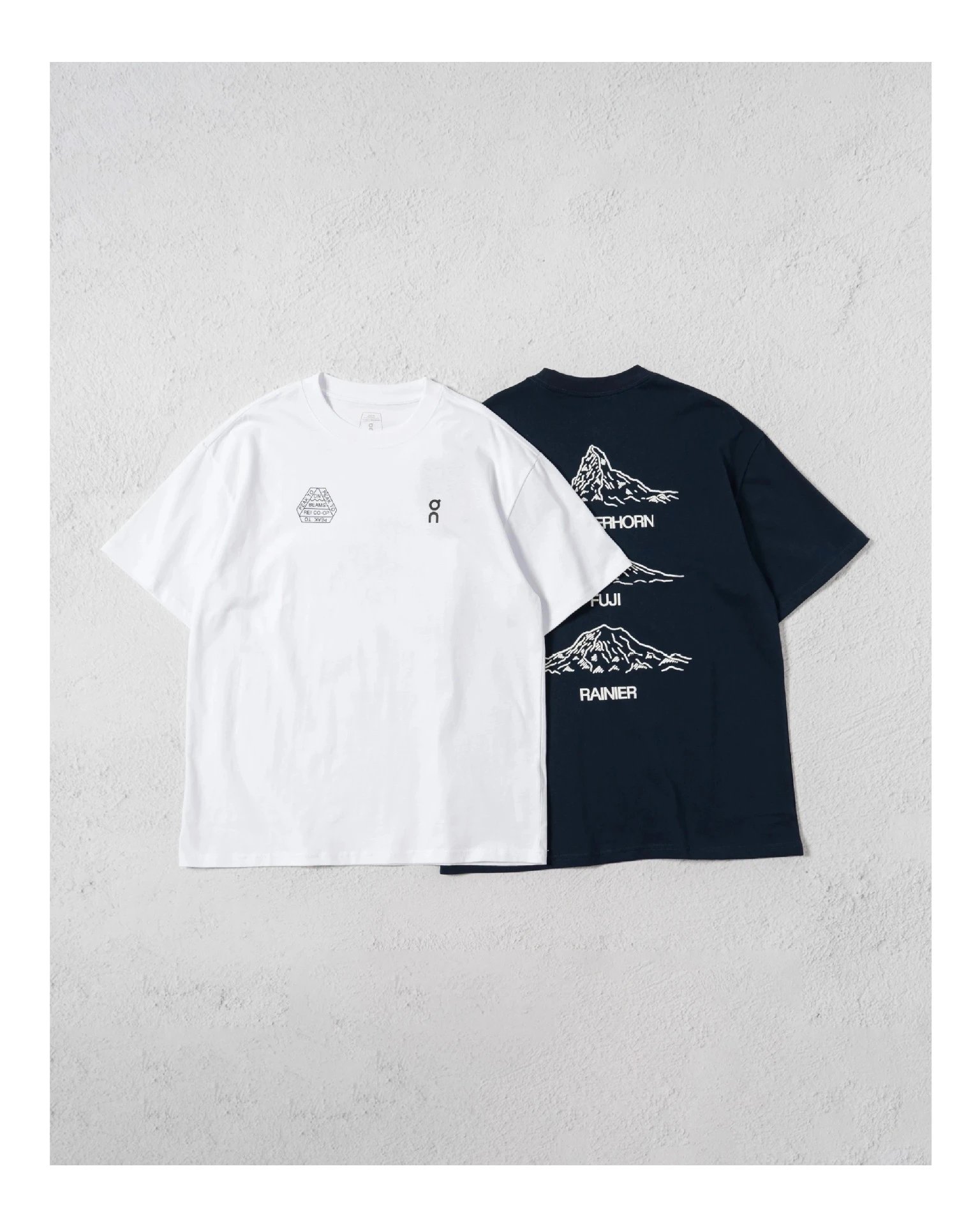 On x BEAMS Peak to Peak T-Shirt Navy - 6