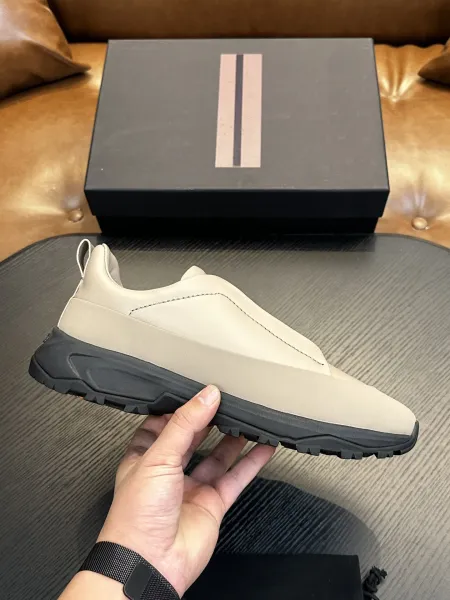 Design Slip-On Chunky Sneakers Gray / White - 21