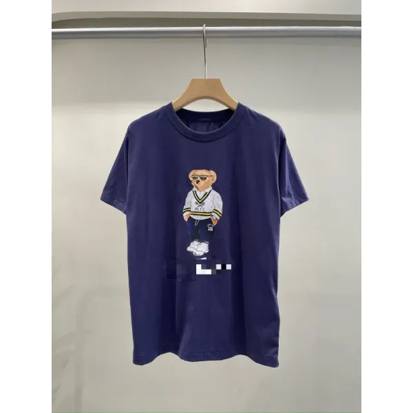 Polo Ralph Lauren Bear Graphic T-Shirt Navy - 1