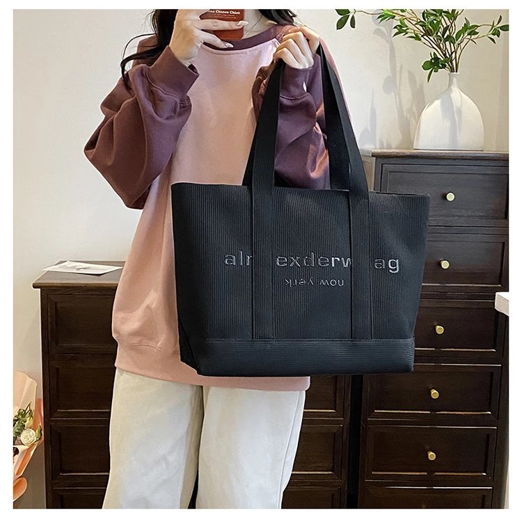 Design Luyuqianduo Mini Tote Bag Black Handbag Handbags - 10
