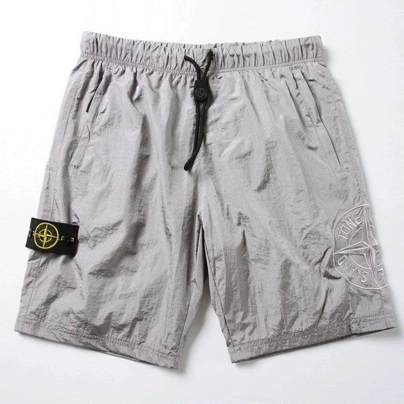 Stone Island Shadow Project Nylon Metal Shorts in Olive, Black, and Silver - 8