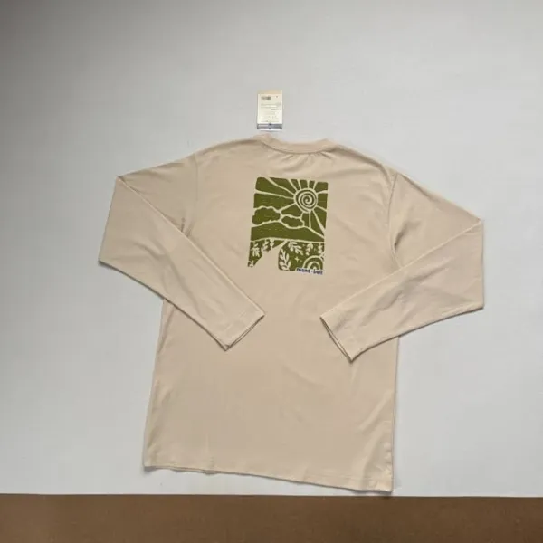 Design Sunscape Graphic Long-Sleeve T-Shirt Navy Blue - 19