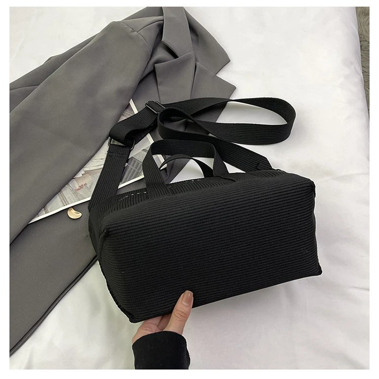 Design Luyuqianduo Mini Tote Bag Black Handbag Handbags - 19